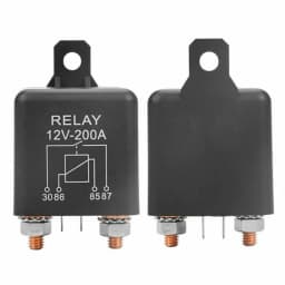 12V 200A Universal Battery Switch Relay 4 Pin Dual Battery Isolator Relay Current Relay Car Relay