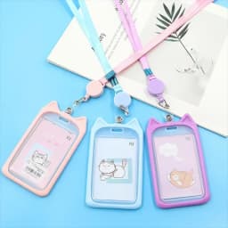 Student Nurse Fashion Lanyard ID Badge Reel Holder Bus Pass Case Bank Credit Card Holder Strap Cardholder Office Supplies