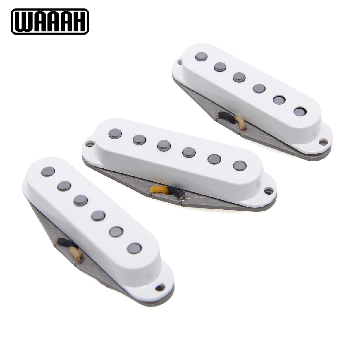 WAAAH Texas Special Classic Blues SSS Alnico 5 60's Blues N Rock Guitar Pickups Single Coil TexMex Style for ST Guitar WAA5PSTS3