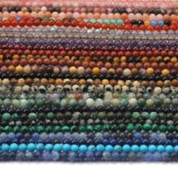 2 3 4mm Natural Stone Tiny Beads Lapis Lazuli Howlite Tiger Eye Malachite Aventurine Stone Beads For Waist Beads Chain Making