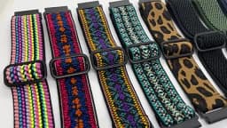 20mm/22mm Band For Amazfit GTS 4/2/2e/3/GTS 2 Mini/GTR 4/3/Pro/47mm/stratos/helio Elastic Watch Bracelet Amazfit bip 6 5 strap
