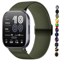 20mm/22mm Band For Amazfit GTS 4/2/2e/3/GTS 2 Mini/GTR 4/3/Pro/47mm/stratos/helio Elastic Watch Bracelet Amazfit bip 6 5 strap