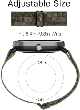 20mm/22mm Band For Amazfit GTS 4/2/2e/3/GTS 2 Mini/GTR 4/3/Pro/47mm/stratos/helio Elastic Watch Bracelet Amazfit bip 6 5 strap