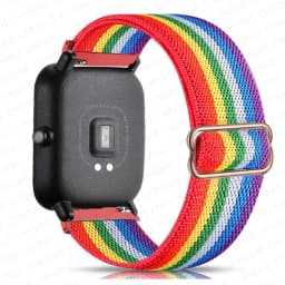 20mm/22mm Band For Amazfit GTS 4/2/2e/3/GTS 2 Mini/GTR 4/3/Pro/47mm/stratos/helio Elastic Watch Bracelet Amazfit bip 6 5 strap