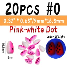 WIFREO 20PCS Fishing Foam Float Bobber Buoys Bullet Oval Floats  for Fly Fishing Pompano Bottom Rigs Saltwater Fishing Accessory