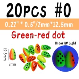 WIFREO 20PCS Fishing Foam Float Bobber Buoys Bullet Oval Floats  for Fly Fishing Pompano Bottom Rigs Saltwater Fishing Accessory