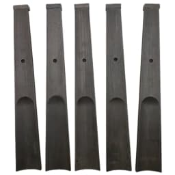 5pcs High Quality Violin Fingerboard Fretboard With Nut Ebony Wood 4/4 3/4 1/2