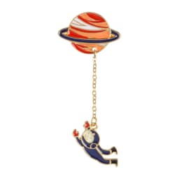 Astronaut Enamel Pins Cartoon Universe Adventure Space Brooches Backpacks Clothes Lapel Bag Pin Badge Jewelry Gift for Friends