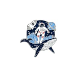 Astronaut Enamel Pins Cartoon Universe Adventure Space Brooches Backpacks Clothes Lapel Bag Pin Badge Jewelry Gift for Friends