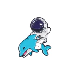 Astronaut Enamel Pins Cartoon Universe Adventure Space Brooches Backpacks Clothes Lapel Bag Pin Badge Jewelry Gift for Friends