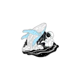 Astronaut Enamel Pins Cartoon Universe Adventure Space Brooches Backpacks Clothes Lapel Bag Pin Badge Jewelry Gift for Friends