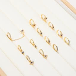 1PC Stainless Steel Ear Cartilage Piercing Hoop Earrings for Women Small Huggie Evil Eye Earings Party Punk Jewelry Accessory