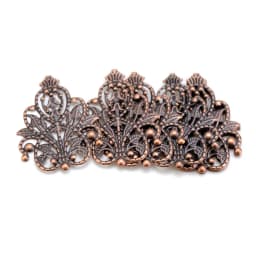 10/30/50pcs Wholesale Filigree crafts Hollow Embellishments Findings Jewelry Accessories Bronze Tone ornaments 35mm 48mm