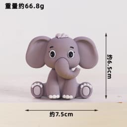 1pcs Jungle Party Cake Topper Safari Animals Figures Toys Picks Wild Jungle Animals Theme Baby Shower Happy Birthday Cake Decor
