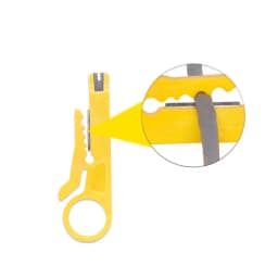 1PCS Mini Pocket Portable Wire Stripper Knife Crimper Pliers Crimping Tool Cable Stripping Wire Cutter Cut Line Pocket Multitool