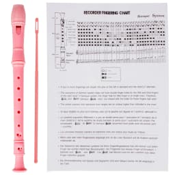New 8 Holes Recorder Beginner Practice Training Special ABS Opaque Clarinet And Cleaning Stick Set Woodwind Flute