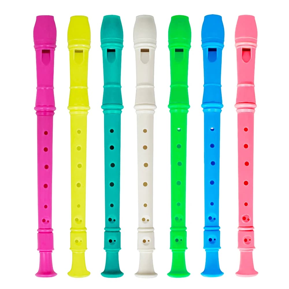New 8 Holes Recorder Beginner Practice Training Special ABS Opaque Clarinet And Cleaning Stick Set Woodwind Flute
