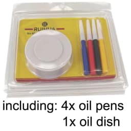 Watch Oiler Set Oil Cup Oil Pens Kit Plastic Watch Oiler Applying Lubricants Tool Watchmaker Watch Repair Maintenance Tool