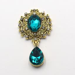 Brand New 25*46mm 5 Pieces Alloy Sparkling Rhinestone Pendants Red Wine Gift Box Party Wedding Romantic Decoration