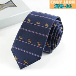 New 6cm Striped Dot Tie Business Casual Silk Luxury Mens Neck Ties Wedding Party Neck Tie Formal Slim Narrow Dress Neck Tie