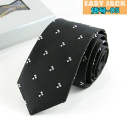 New 6cm Striped Dot Tie Business Casual Silk Luxury Mens Neck Ties Wedding Party Neck Tie Formal Slim Narrow Dress Neck Tie