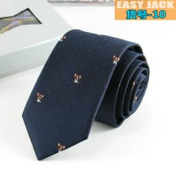 New 6cm Striped Dot Tie Business Casual Silk Luxury Mens Neck Ties Wedding Party Neck Tie Formal Slim Narrow Dress Neck Tie