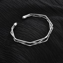 Korean Version Of The Simple Same Style Three-layer Irregular Geometric Bracelet Opening Adjustable Bracelet Jewelry Wholesale