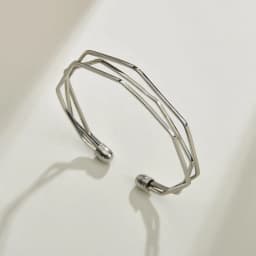Korean Version Of The Simple Same Style Three-layer Irregular Geometric Bracelet Opening Adjustable Bracelet Jewelry Wholesale