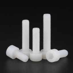5~50pcs M3 M4 M5 M6 M8 M10 M12 White Nylon Hex Socket Head Cap Screws Plastic Allen Bolts Screw for Heat/ Electricity Insulation
