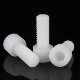 5~50pcs M3 M4 M5 M6 M8 M10 M12 White Nylon Hex Socket Head Cap Screws Plastic Allen Bolts Screw for Heat/ Electricity Insulation