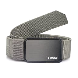 VATLTY 2022 Stretch Belt for Men Zinc Alloy Quick Release Pluggable Buckle Trousers Belt Tooling Unisex Elastic Waistband Straps