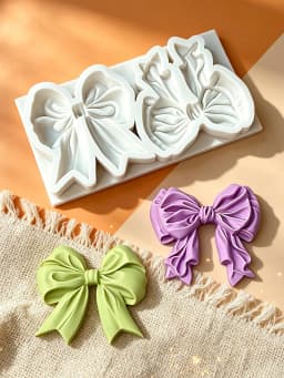 Bow Bowknot Silicone Cake Baking Mold Sugarcraft Chocolate Cupcake Resin Tools Fondant Decorating Tools