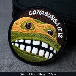UFO Nebula Landscape Patches Embroidery For T-Shirt Iron On Appliques Clothes Jeans Stickers Badges Mountain Peak