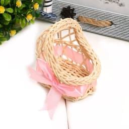 10/20Pcs Baby Shower Decoration Gifts For Guests Mini Woven Flower Basket Chocolate Candy Box Birthday Kids Newborn Party Favors