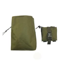 Folding Molle Magazine Dump Drop Pouch Foldable Utility Recovery Mag Holster Hunting Airsoft Gun Ammo EDC Bag