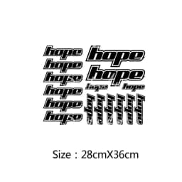 CTCM compatible with hope bikes bicycle frame bicycle MTB road 36cm * 28cm waterproof cover scratch Vinyl Sticker