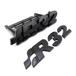 1999-2008 GOLF 4 Golf 5 Gloss Schwarz VW Golf R32 Vorne Grill Abzeichen Emblem R32 Boot Logo Aufkleber