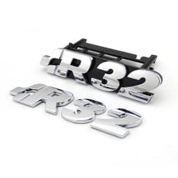 1999-2008 GOLF 4 Golf 5 Gloss Schwarz VW Golf R32 Vorne Grill Abzeichen Emblem R32 Boot Logo Aufkleber