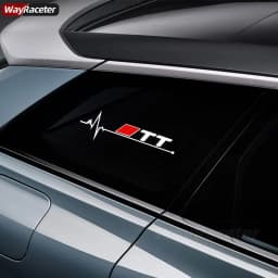 2 Pcs Car Window Sticker Graphics Body Reflective Vinyl Decal For Audi A1 A2 A3 A4 A5 A6 A7 A8 Q2 Q3 Q4 Q5 Q6 Q7 Q8 TT SQ2 S6