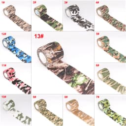 2.5/5/7.5/10cm Camouflage Sport Elastic Wrap Tape Hunt Disguise Bandage Knee Finger Wrist Ankle DIY Self Adhesive Bands