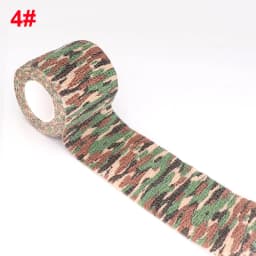 2.5/5/7.5/10cm Camouflage Sport Elastic Wrap Tape Hunt Disguise Bandage Knee Finger Wrist Ankle DIY Self Adhesive Bands
