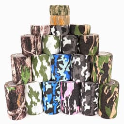 2.5/5/7.5/10cm Camouflage Sport Elastic Wrap Tape Hunt Disguise Bandage Knee Finger Wrist Ankle DIY Self Adhesive Bands