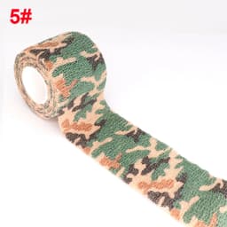2.5/5/7.5/10cm Camouflage Sport Elastic Wrap Tape Hunt Disguise Bandage Knee Finger Wrist Ankle DIY Self Adhesive Bands