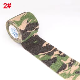 2.5/5/7.5/10cm Camouflage Sport Elastic Wrap Tape Hunt Disguise Bandage Knee Finger Wrist Ankle DIY Self Adhesive Bands