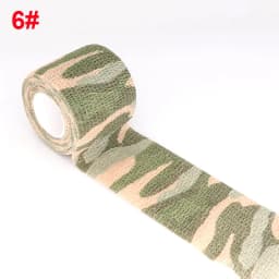 2.5/5/7.5/10cm Camouflage Sport Elastic Wrap Tape Hunt Disguise Bandage Knee Finger Wrist Ankle DIY Self Adhesive Bands
