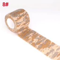 2.5/5/7.5/10cm Camouflage Sport Elastic Wrap Tape Hunt Disguise Bandage Knee Finger Wrist Ankle DIY Self Adhesive Bands