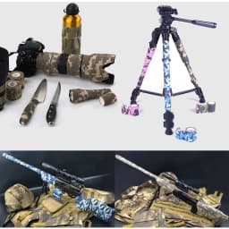 2.5/5/7.5/10cm Camouflage Sport Elastic Wrap Tape Hunt Disguise Bandage Knee Finger Wrist Ankle DIY Self Adhesive Bands