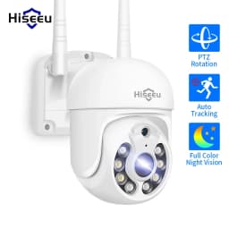 Hiseeu 3/5MP WIFI PTZ IP Camera 1536P 5X Digitial Zoom Two-audio P2P Outdoor Waterproof Camera for Hiseeu Wireless CCTV System