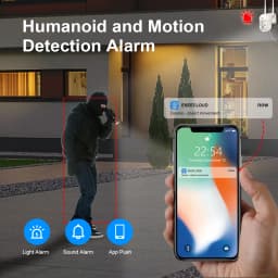 Hiseeu 3/5MP WIFI PTZ IP Camera 1536P 5X Digitial Zoom Two-audio P2P Outdoor Waterproof Camera for Hiseeu Wireless CCTV System
