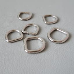 10mm 12mm 15mm 20mm 25mm 32mm Metal D Rings Buckle For Bag Backpack Straps Belt Pet Cat Dog Collar Clasp DIY Sewing Accessory